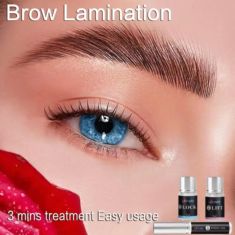Libeauty Brow Lamination - Professional Brow Lift and Eyebrow Perm Kit | Lasts About 45-60 Days | Brow Beauty Makeup Tool for Home DIY - Ishopbeauty
