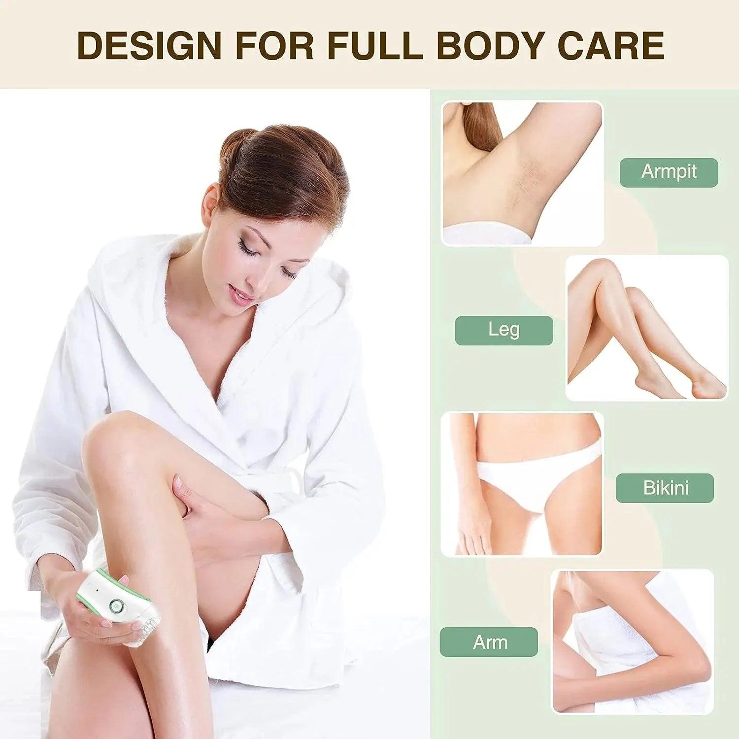 Rechargeable Body Hair Removal - Showerproof & Hassle-Free (IshopBeauty)